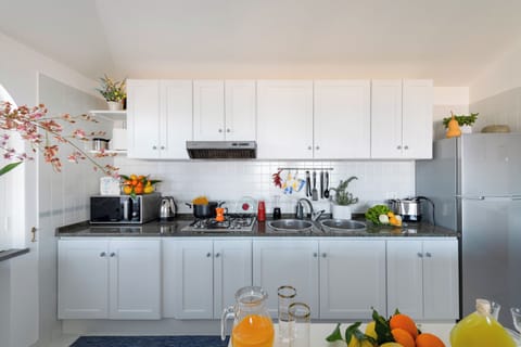 Apartment | Private kitchen | Fridge, oven, stovetop, coffee/tea maker