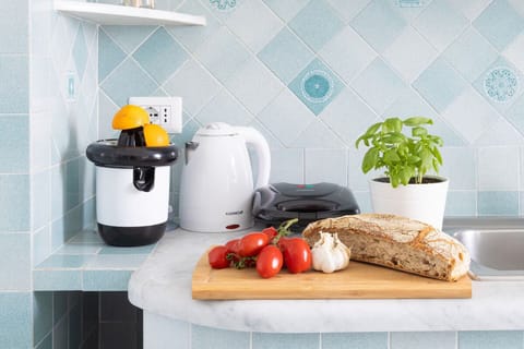 Apartment | Private kitchen | Fridge, oven, stovetop, coffee/tea maker