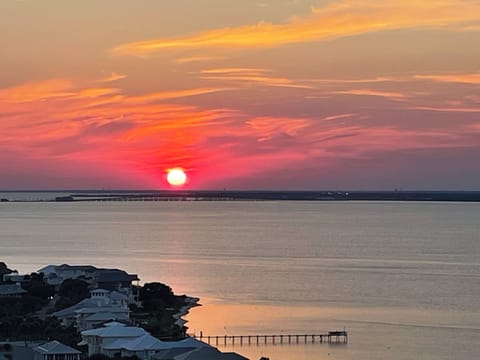 Sunsets from the balcony
