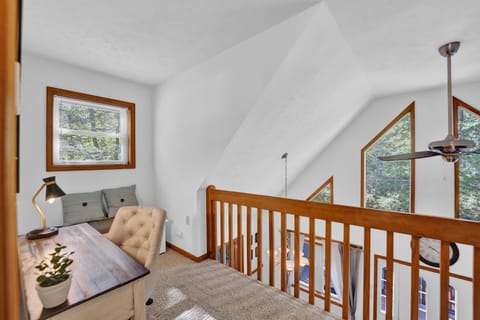 Workspace in the loft