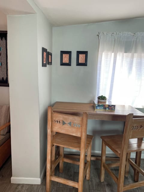 Dining room or space to play a board game.  