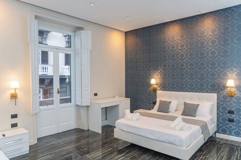 Deluxe Room, Two Balconies, Sea View | Desk, laptop workspace, free WiFi