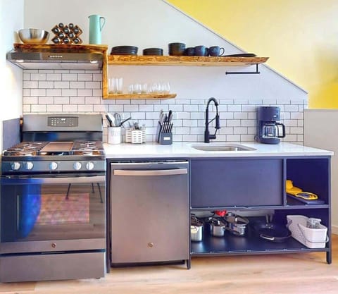 Each home comes with a fully equipped kitchen featuring modern, upgraded appliances—perfect for whipping up a seaside feast or enjoying a cozy meal after a day on the beach.