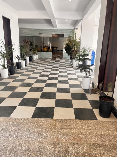 Interior entrance