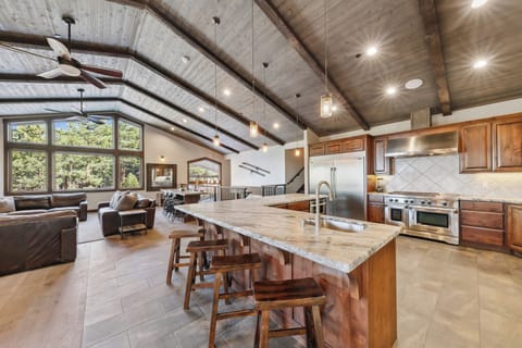 The kitchen is a chefs dream, complete remodel with high end appliances