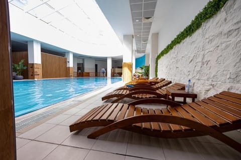 Apartment, 2 Bedrooms, Accessible, City View | Pool | Indoor pool