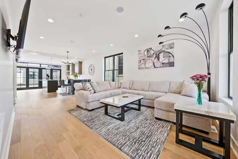 Feel at home in a living room designed for cozy evenings and relaxing vibes