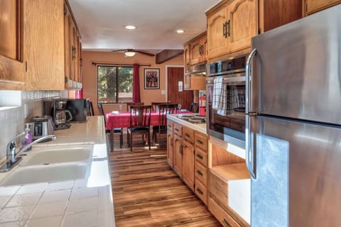 Whip up your favorite meals in the full kitchen (Unit A)