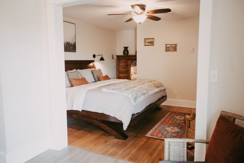 Bitterroot Apartment #5- Warm wood, soft throws, and a view of the Clark Fork that you won`t want to close the blinds on.
