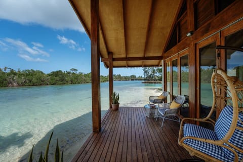 Waterfront Deluxe Spa Villa  | Terrace/patio