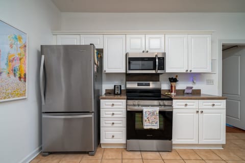 New stainless steel appliances