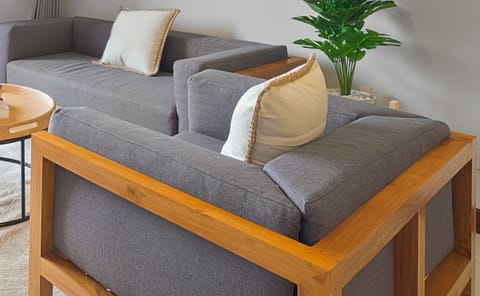 Apartment, 2 Bedrooms, City View | Living area | Flat-screen TV