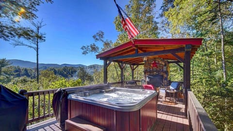 These year-round, panoramic view from the hot tub just can't be beat!