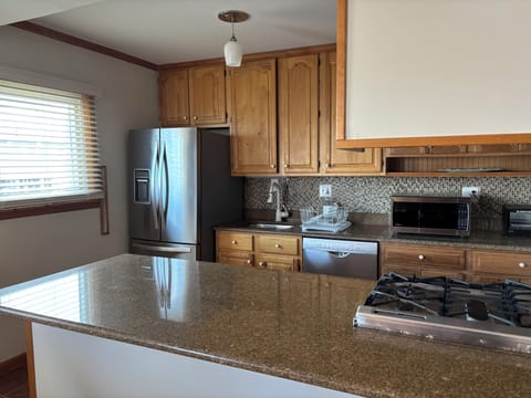 Fully stocked kitchen