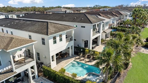 Stunning aerial view of this home and it’s perfect landscaping 