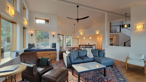 Open living room with panoramic views