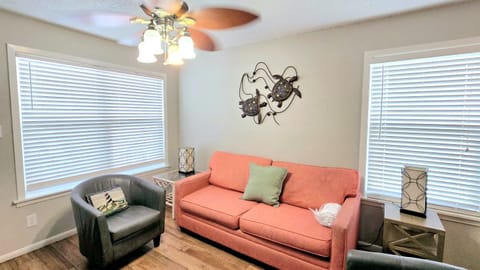 Living room with sleeper sofa