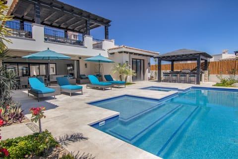 Lounging by the pool