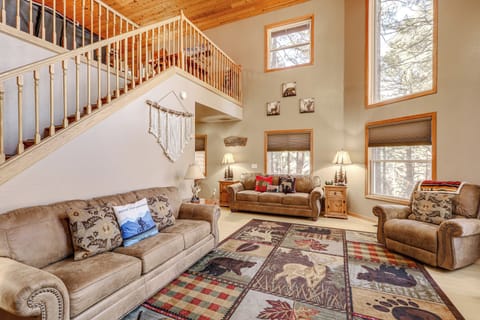 Flagstaff Vacation Rental | 2BR | 2BA | 2,046 Sq Ft | 5 Steps Required