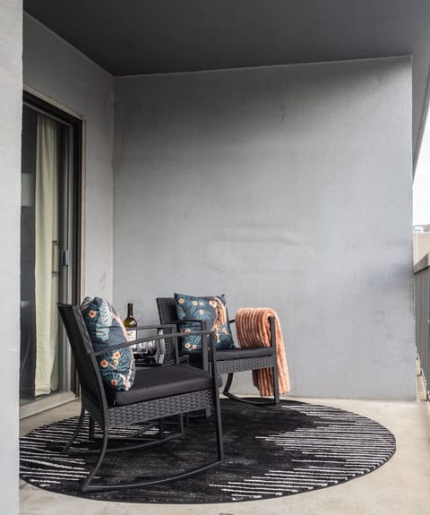 You’ll enjoy sipping your morning coffee or evening drinks on this private balcony, where you can relax and take in the fresh air.