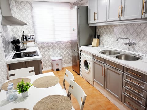 Shared fridge, microwave