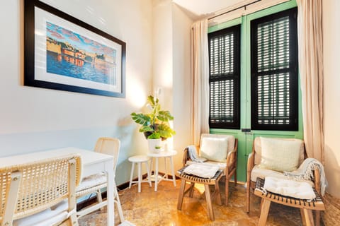It is a lovely space to work, relax, or have a wonderful plate of your favorite food.