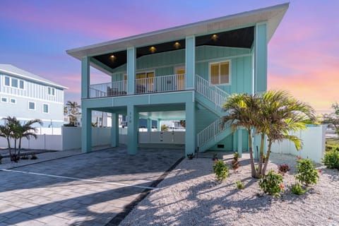 Built in 2023 this new home offers a great stay while in Fort Myers Beach, FL