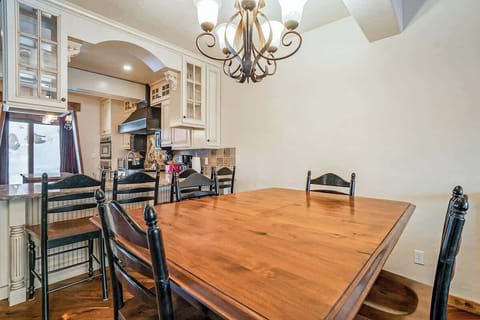 Savor homemade meals and heartwarming moments in this charming mountain dining nook.