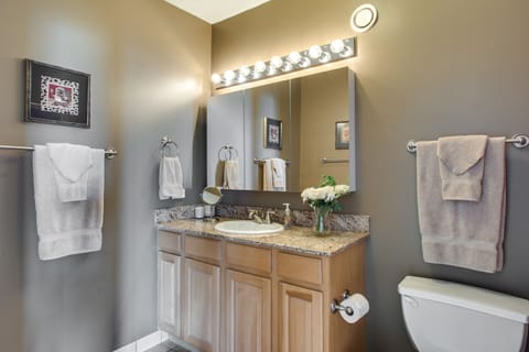 1 bedroom, premium bedding, desk, iron/ironing board