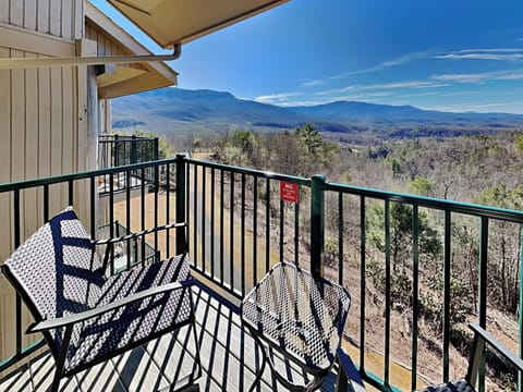 Balcony with a Smoky Mountain View