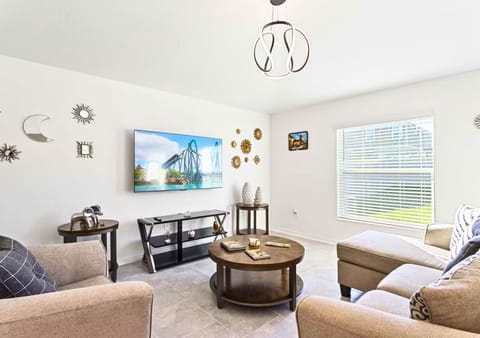 Relax in this spacious lounge after a fun day at LEGOLAND Florida.