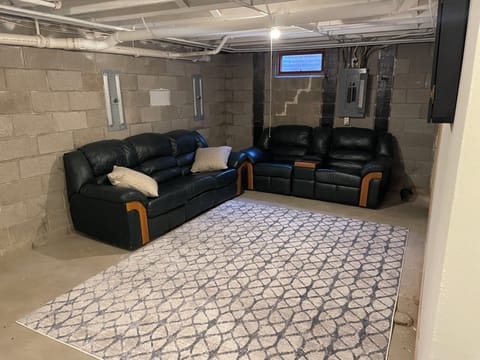 Basement Hang out area (unfinished!)