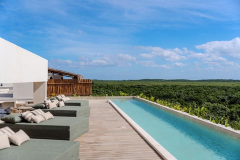 Rooftop pool