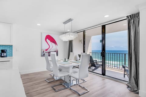 Dining area with views