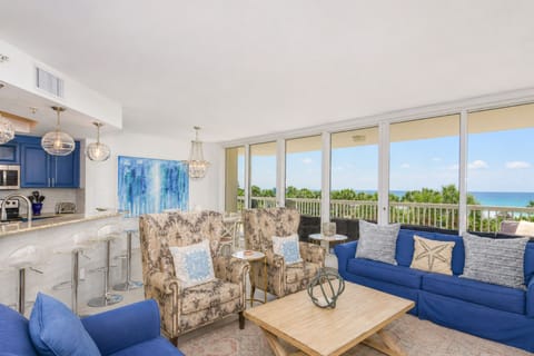 Silver Shells St. Maarten 305- Living Area with Balcony Access