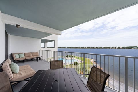 Compass Point 308 Balcony with Outdoor Seating