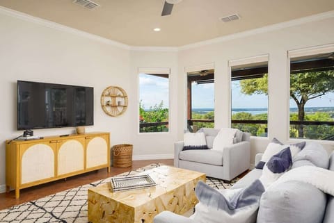A bright and open living room, perfect for relaxation.
