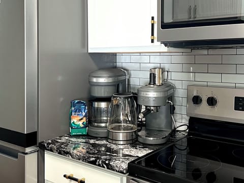 Drip coffee maker, espresso, machine, electric water kettle.