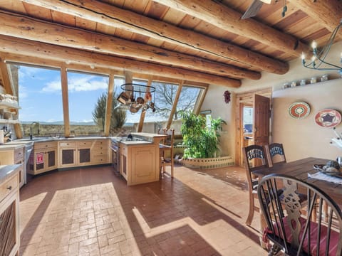 Kitchen with inside garden oasis (1)