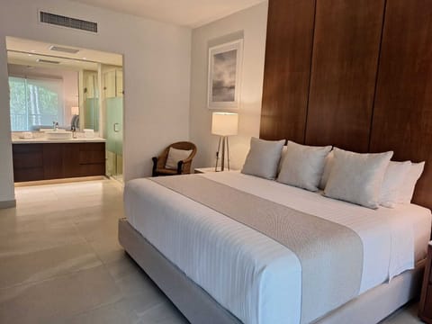 King sized at master bedroom