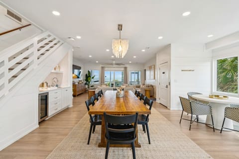 A large, stylish dining area easily accommodates your whole group for family-style meals and memorable conversations.