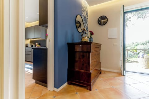 Villa, Sea View | Living area | 32-inch flat-screen TV with digital channels