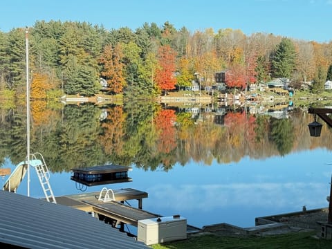 Great views for leaf peeping from the dock