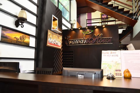 Check-in/check-out kiosk