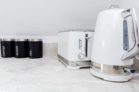 A well-stocked kitchen for your needs.