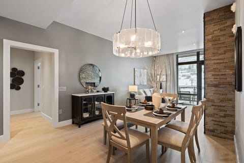 Dining & Living Rooms | Aurora Summit in Deer Valley, Utah by Luxus Vacation Properties