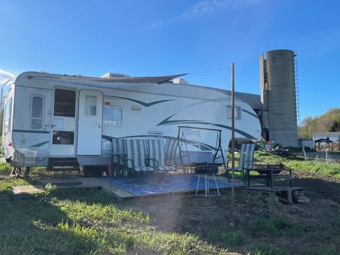 Glamper photo from 2024. New deck coming mid-May 2025.