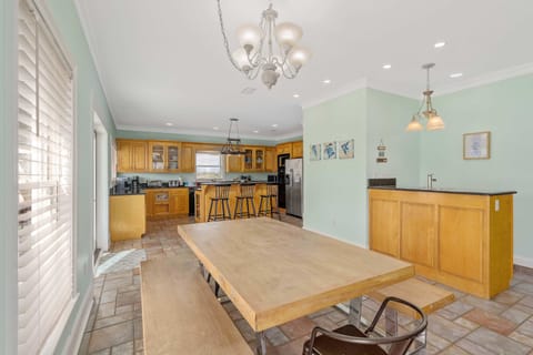 Make mealtime memories together at the dining table, seating 8