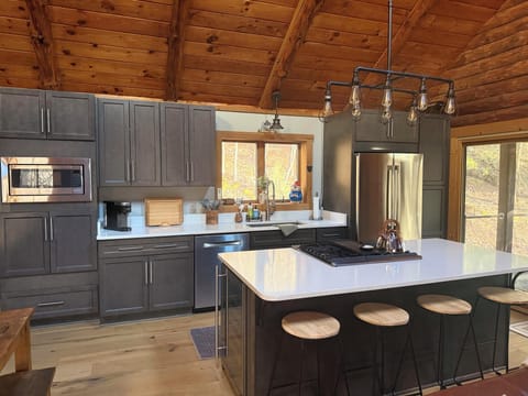 Fully stocked kitchen