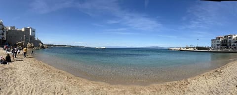 Beach nearby, white sand